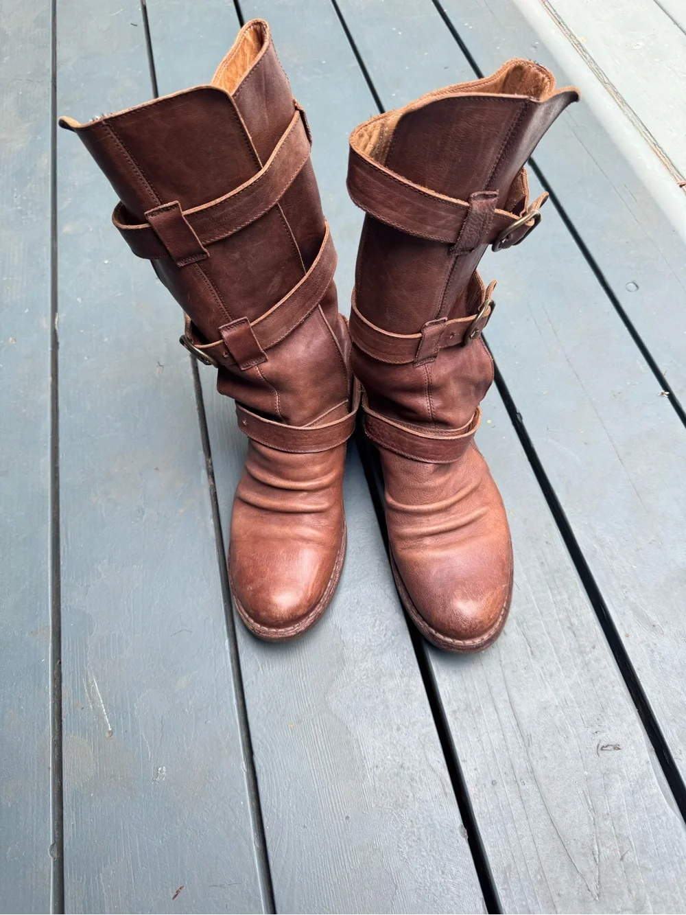 Fiorentini + Baker brown leather Eternity boots size 9.5/ 10 - Picture 3 of 7